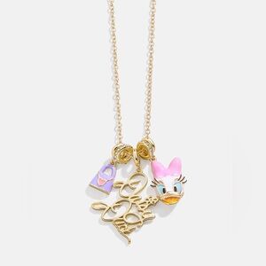 Disney Daisy Duck Cluster Charm Necklace NEW